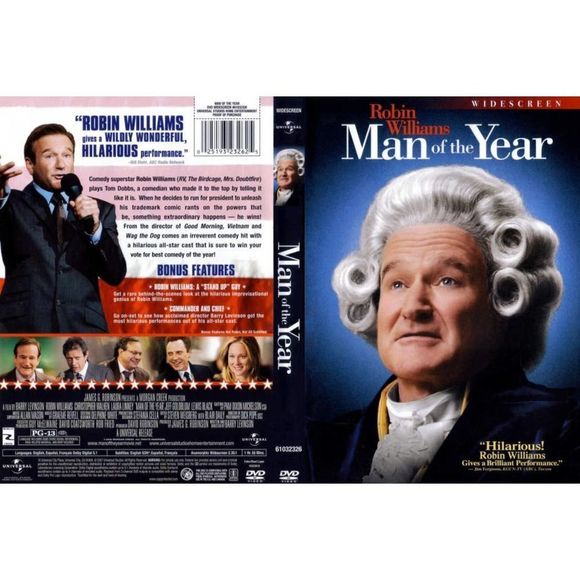 Man of the Year (DVD, 2006) Full Screen, #1022916; Robin Williams - Picture 2 of 3